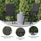 Flash Furniture Paladin Black Outdoor Folding Patio Sling Chair, 2PK 2-TLH-SC-044-BKBK-GG - alternate 7